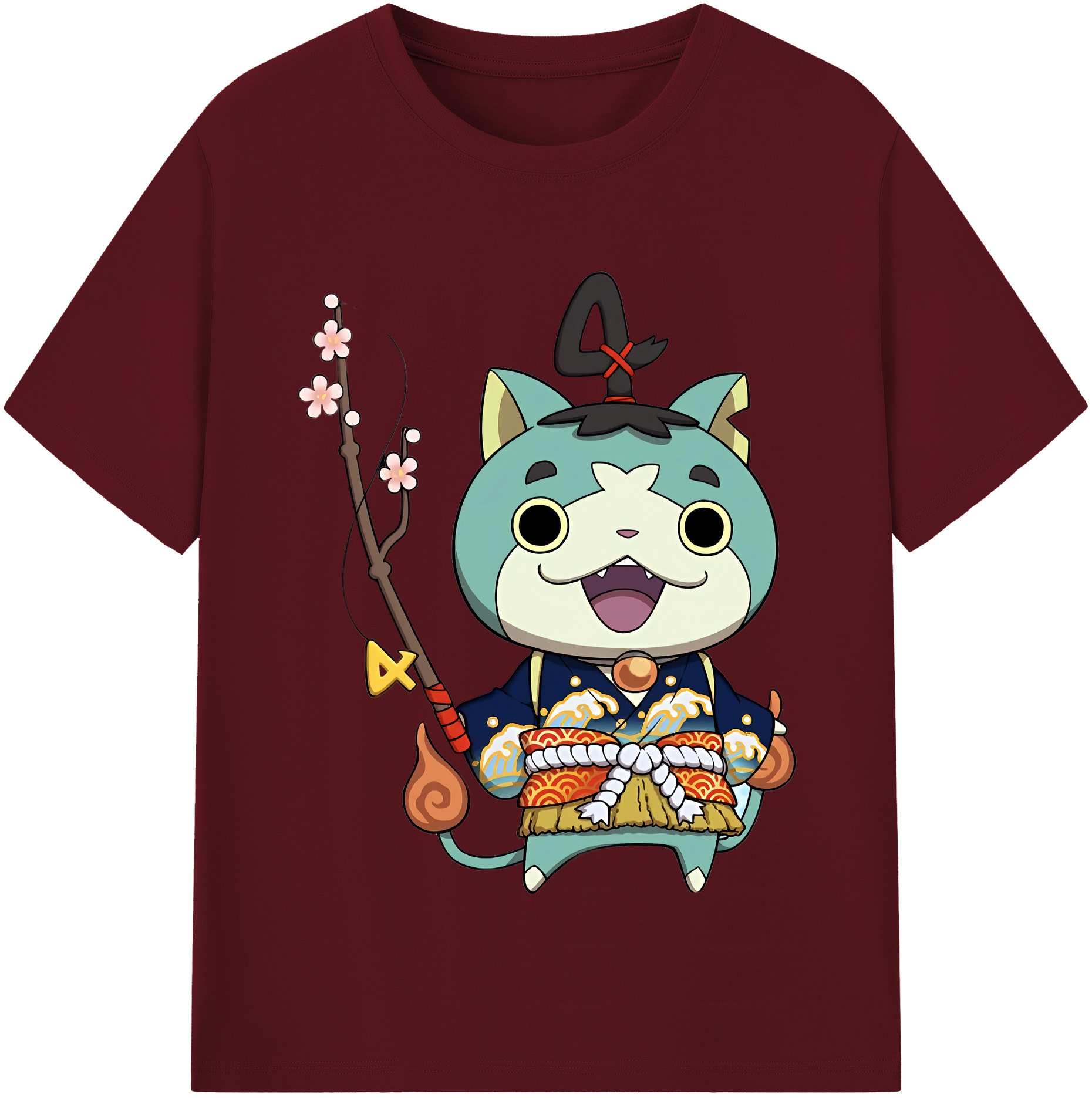 （画像用） 妖怪ウォッチ Yo-kai Watch 綿100％半袖Tシャツ（フロントプリント）